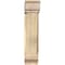 Ekena Millwork Traditional Traditional Rough Sawn Bracket w/ Offset Brace, Douglas Fir, 8"W x 24"D x 36"H BKT0806X24X36TRA01RDF - alternate 3